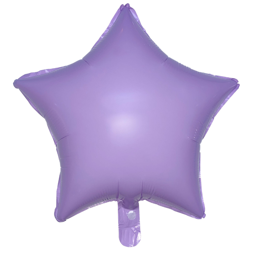 Yıldız Makaron Mor Folyo Balon 18 İNC